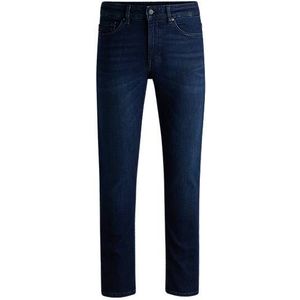 Slim-fit jeans van comfortabel zuiver blauw stretchdenim