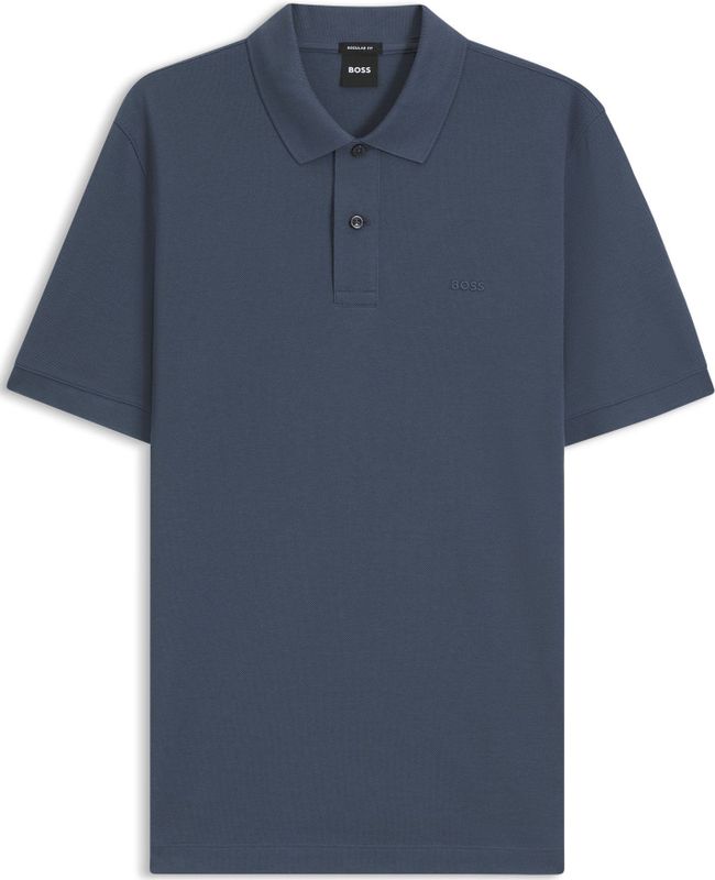 Pallas-polo van katoenpiqué met logostiksel