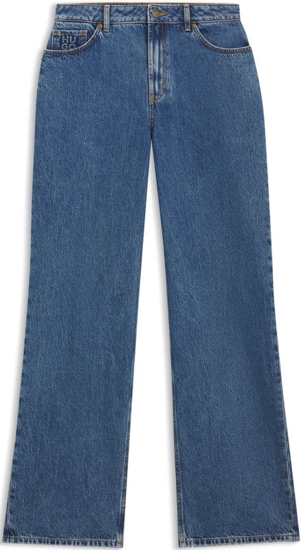 Hugo - 937 - Spijkerbroek - Authentiek Blauw - Wijde Pijp - Hoge Taille