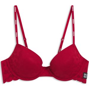 Push-up beha van kant met luipaardprint