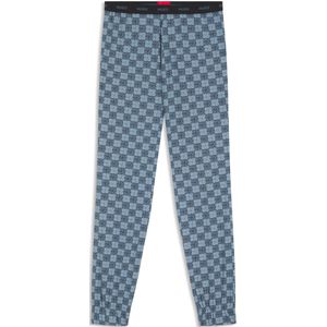 Pyjamabroek van stretchkatoen met tweedelige logoprint