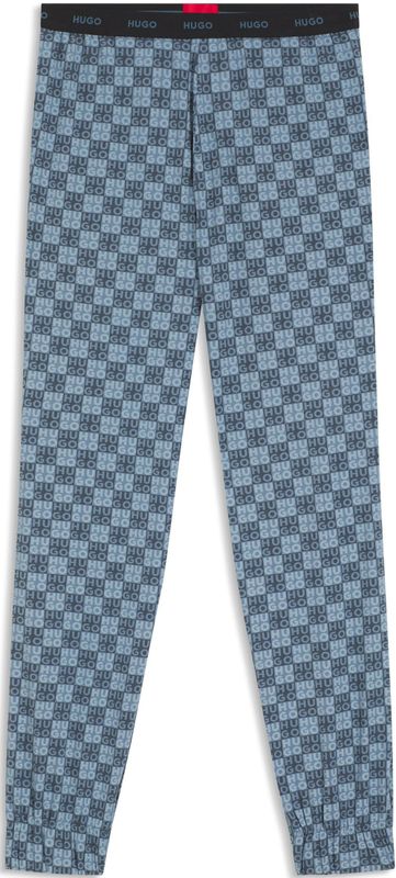 Pyjamabroek van stretchkatoen met tweedelige logoprint