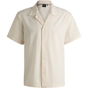 Regular-fit strandshirt van seersucker