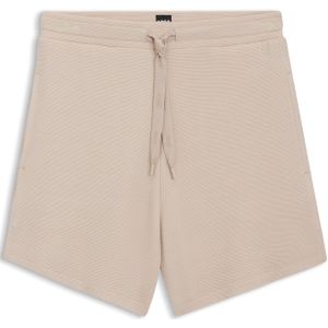 BOSS - Korte Broek - Stretchmodal - Ottomanstructuur - Logokoord