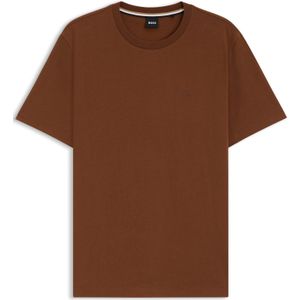 BOSS - T-shirt - Groen - Katoen - Ronde Hals