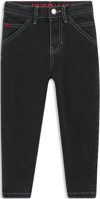 HUGO - Jeans - Zwart - Denim - Regular Fit - 5-pocket-style