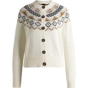 BOSS - Ruitervest - Gebreid Patroon - Regular Fit