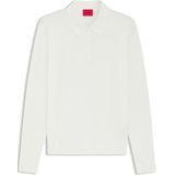 HUGO - Slim Fit Poloshirt - Effen - Viscosemix - Lange Mouwen