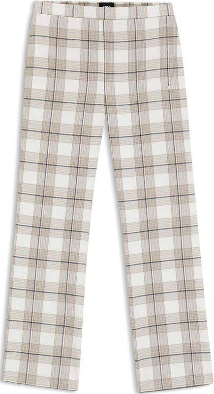 BOSS - Pyjamabroek - Ruit - Katoenmix