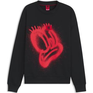 Oversized-fit sweatshirt van katoen met print van HUGO x RB by Slawn