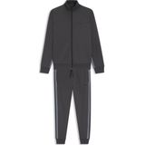 Regular-fit trainingspak set van stretchkatoen met gestreepte details