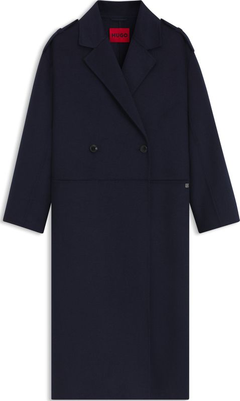 HUGO - MELUMA-1 - Wollen Jas - Regular Fit - Reverskraag