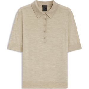 Polotrui van merinowol met knoopsluiting met 5 knopen