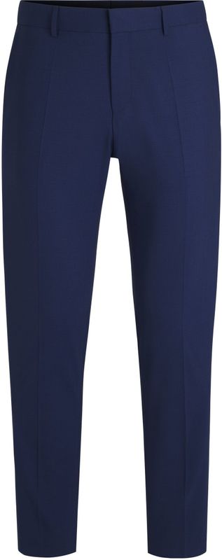 BOSS - Slim-fit Broek - Scheerwol - Stretch
