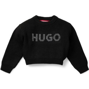 Kortere kindertrui met logostuds