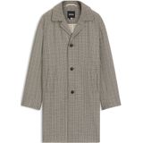 BOSS - C-CLARK-253 - Lange Jas - Geruit - Relaxed Fit