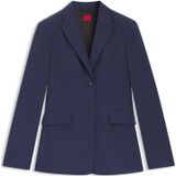 HUGO - Blazer - Stretchmateriaal - Zwart - Regular Fit