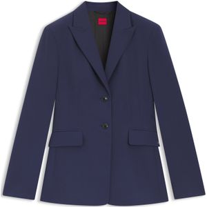 HUGO - Blazer - Stretchmateriaal - Zwart - Regular Fit