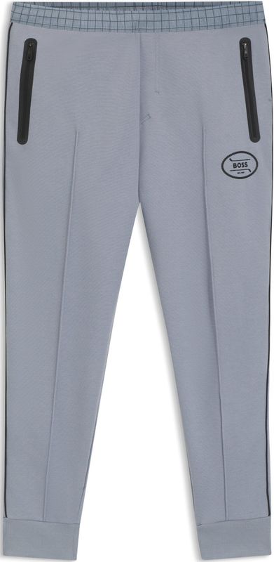 BOSS - Trainingsbroek - Ruitprint - Katoen en Stretch