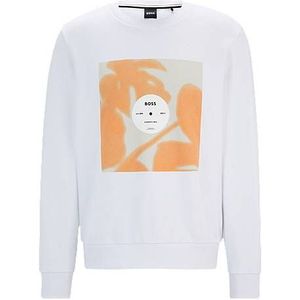 Relaxed-fit sweatshirt van katoenen sweatstof met nieuw artwork