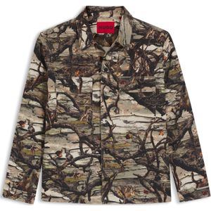 Hugo - Epoldo 10273462 01 - Overhemd - Camouflage - Oversized Pasvorm