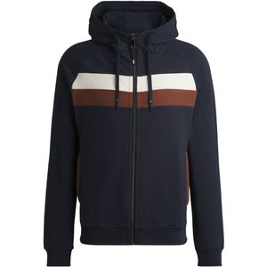 Hoodie voor ruiters van Italiaanse stretchkatoen met ritssluiting