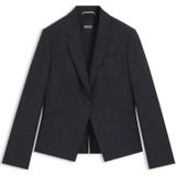 BOSS - Slim-fit Blazer - Gestreepte Scheerwol