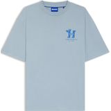 Hugo - Nedix 10258299 01 - T-shirt - Blauw