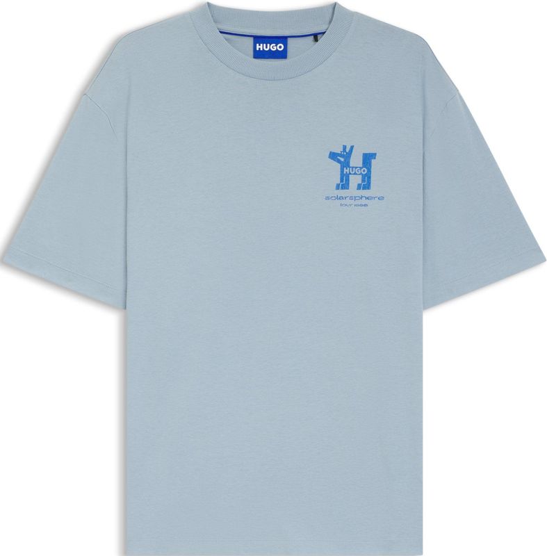 Hugo - Nedix 10258299 01 - T-shirt - Blauw
