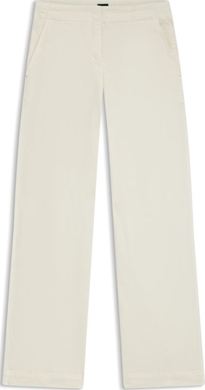 Hugo, Dames, Broeken, Wit, Maat: L Katoen,