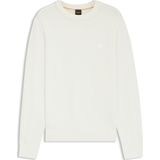 BOSS - Gebreide Trui - Katoen en Kasjmier - Met Logopatch