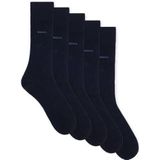 Vijf paar sokken in standaardlengte van een katoenmix