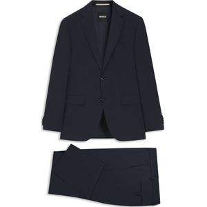 Regular-fit pak van scheerwol met stretch