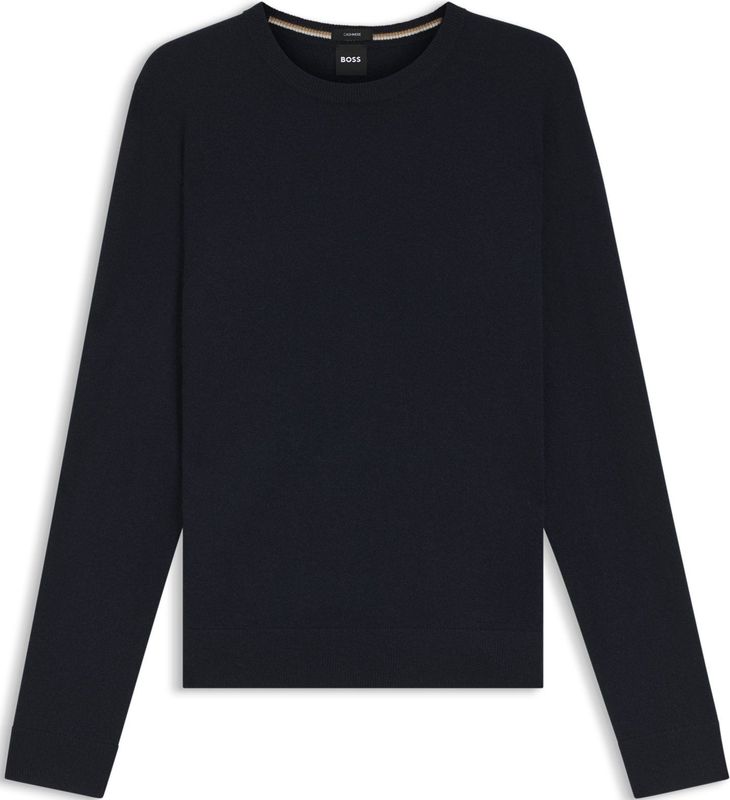 BOSS - EMIGLIORE - Gebreide Pullover - Regular Fit - Puur Kasjmier