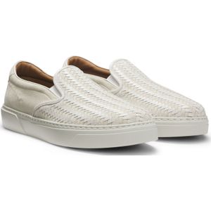 BOSS - 50547286 Gary Slon - Leren Slippers - Beige - Plat - Casual