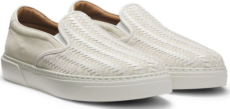 BOSS - 50547286 Gary Slon - Leren Slippers - Beige - Plat - Casual