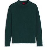 HUGO - Sloossy - Trui - Oversized Pasvorm - Wolmix met Alpaca