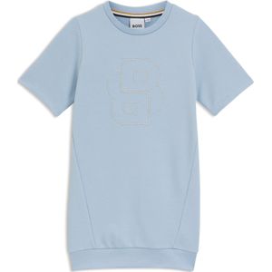Trui-jurk voor kinderen met geborduurd Double B-monogram