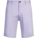 BOSS - Slim-fit Shorts - Katoenen Twill - Met Stretch