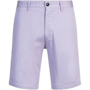 BOSS - Slim-fit Shorts - Katoenen Twill - Met Stretch
