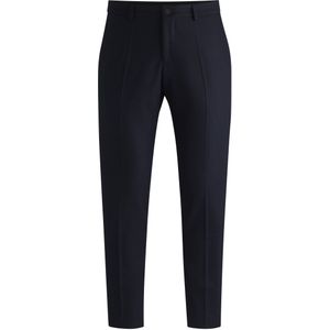 Slim-fit broek van stretchflanel