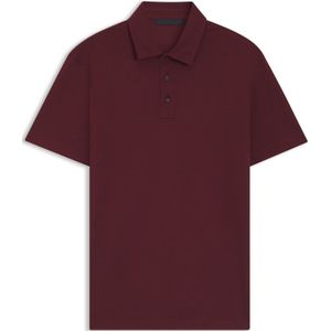 Polo van katoen en zijde uit de BECKHAM x BOSS-collectie