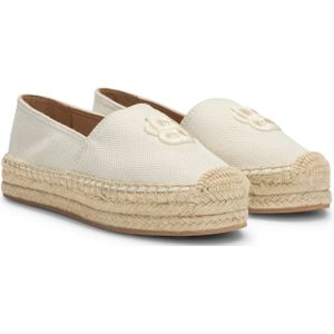 Espadrilles met gestikt Double B-monogram