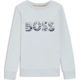 BOSS - Sweatshirt - Marine - Lichtblauw