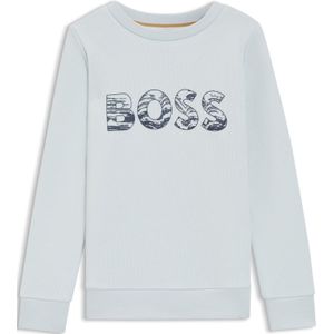 BOSS - Sweatshirt - Marine - Lichtblauw