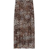 HUGO - Maxirok - Luipaardprint - Regular-fit - Crêpe