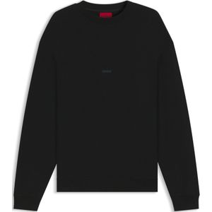 Hugo - Red-lijn - Sweatshirt - Zwart - Crew Neck - Labyrint Print