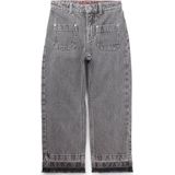 HUGO - Relaxed-fit Kinderjeans - Grijs - Katoenen Denim