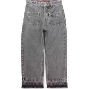 HUGO - Relaxed-fit Kinderjeans - Grijs - Katoenen Denim