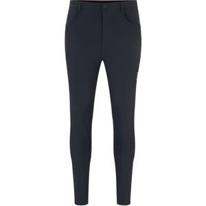 Rijbroek met grip bij de knieën van superelastisch materiaal